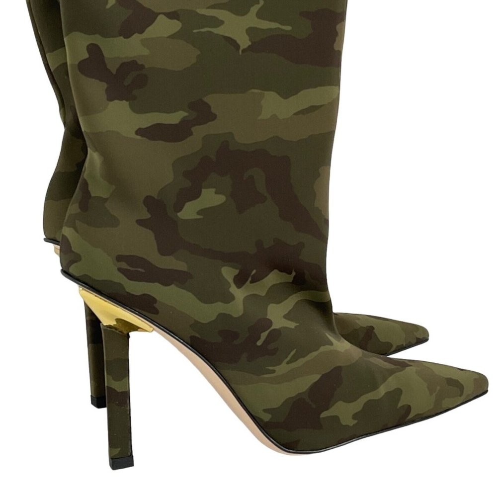 Good American Boots Women Sz 9 Camouflage Thigh Kardashian GA255N-X $349 Nib - Picture 6 of 14